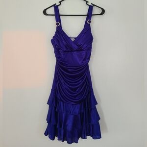 Vintage Royal Blue Sleeveless Dress